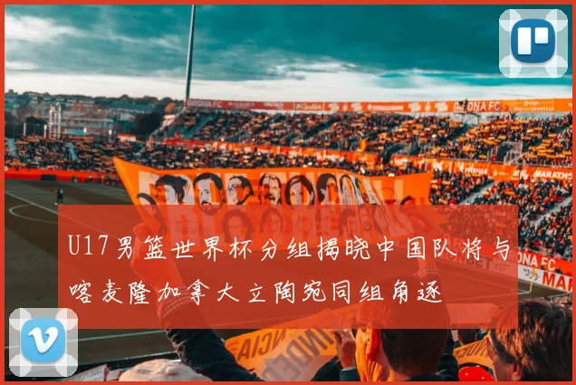U17男篮世界杯分组揭晓中国队将与喀麦隆加拿大立陶宛同组角逐